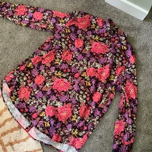 Zara Oversized satin blouse